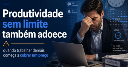 Produtividade sem limite também adoece: